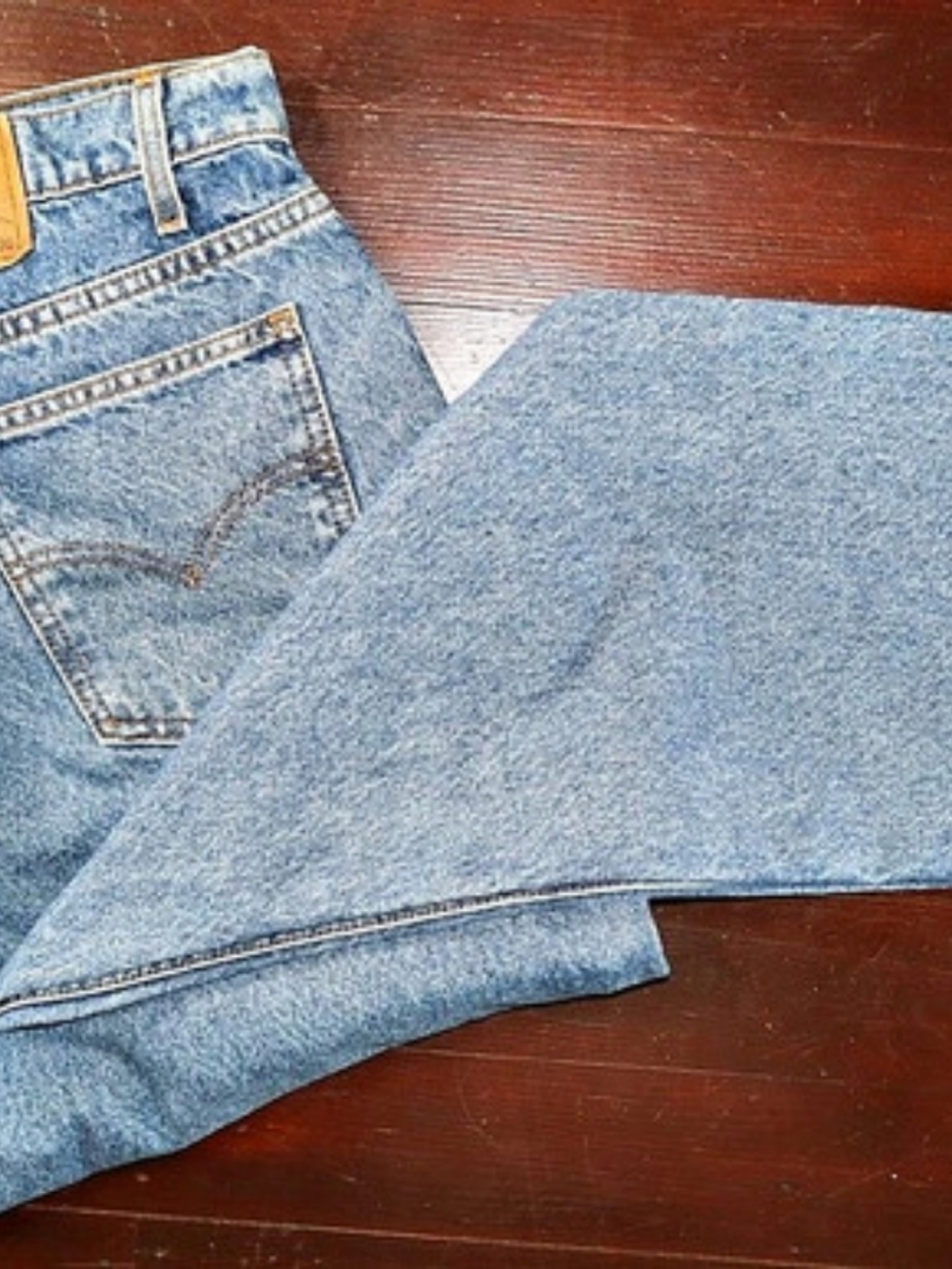 Vintage Levi's 505 Orange Tab Jeans Men's 40x30 Regular Fit Straight Leg Blue